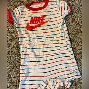 Summer onesie brand, Nike 6mo super cute for the Fourth of July